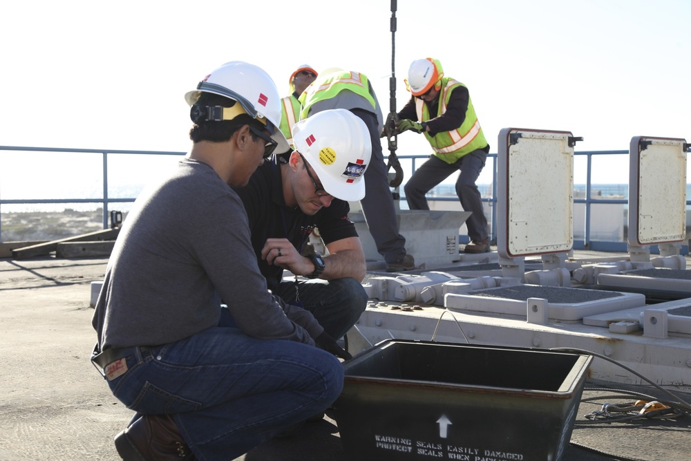 Warfare Center Engineers Test VLS Sill Assembly