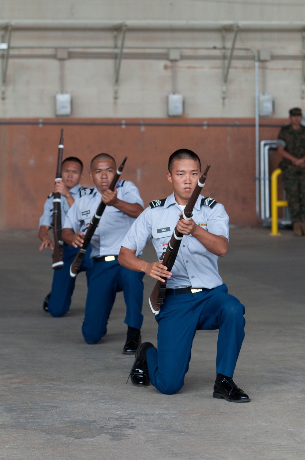 JROTC cadets showcase drill competition skills