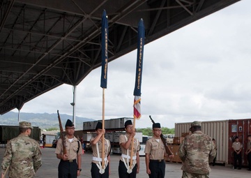 JROTC cadets showcase drill competition skills