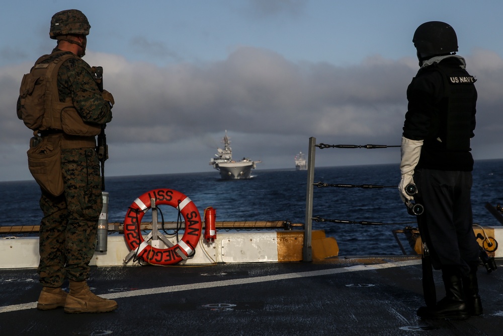 Marines and Sailors combine forces to strengthen security