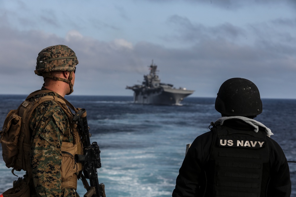 Marines and Sailors combine forces to strengthen security