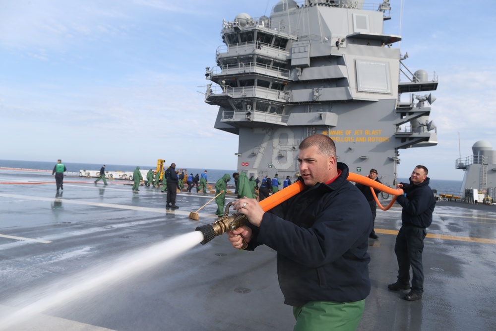 Ford scrubs flight deck