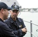 Rear Adm. Kilby Visits USS Lake Champlain (CG 57)