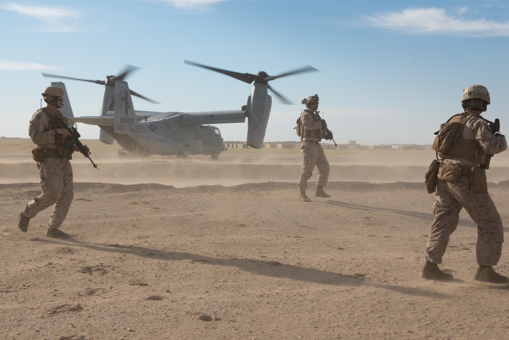 Expeditionary Airmen support Marine rescue mission in war against ISIS