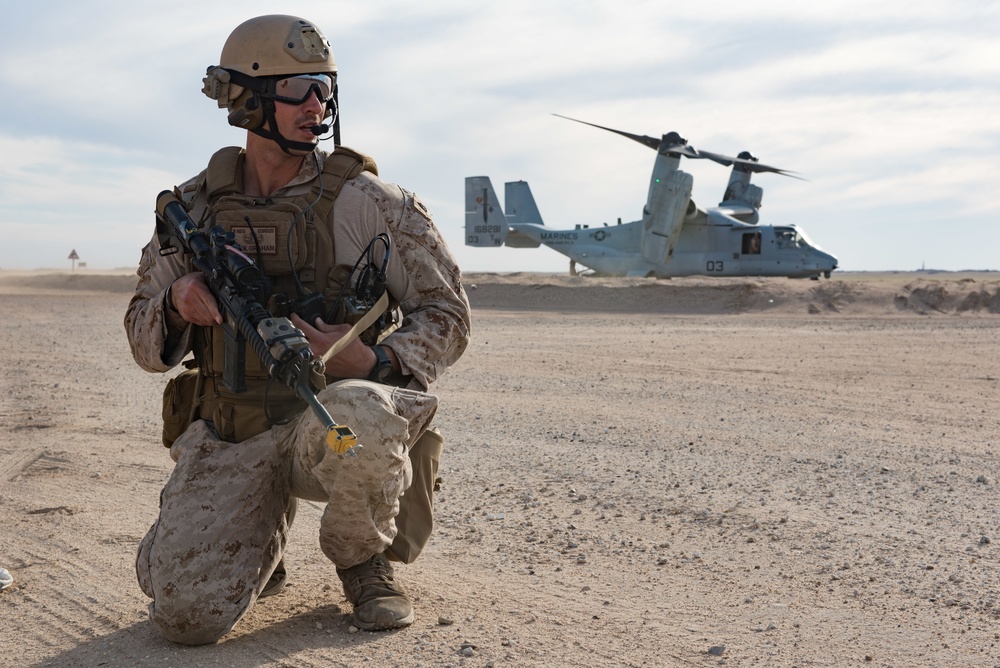 Expeditionary Airmen support Marine rescue mission in war against ISIS