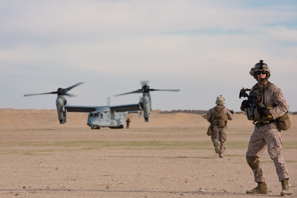 Expeditionary Airmen support Marine rescue mission in war against ISIS