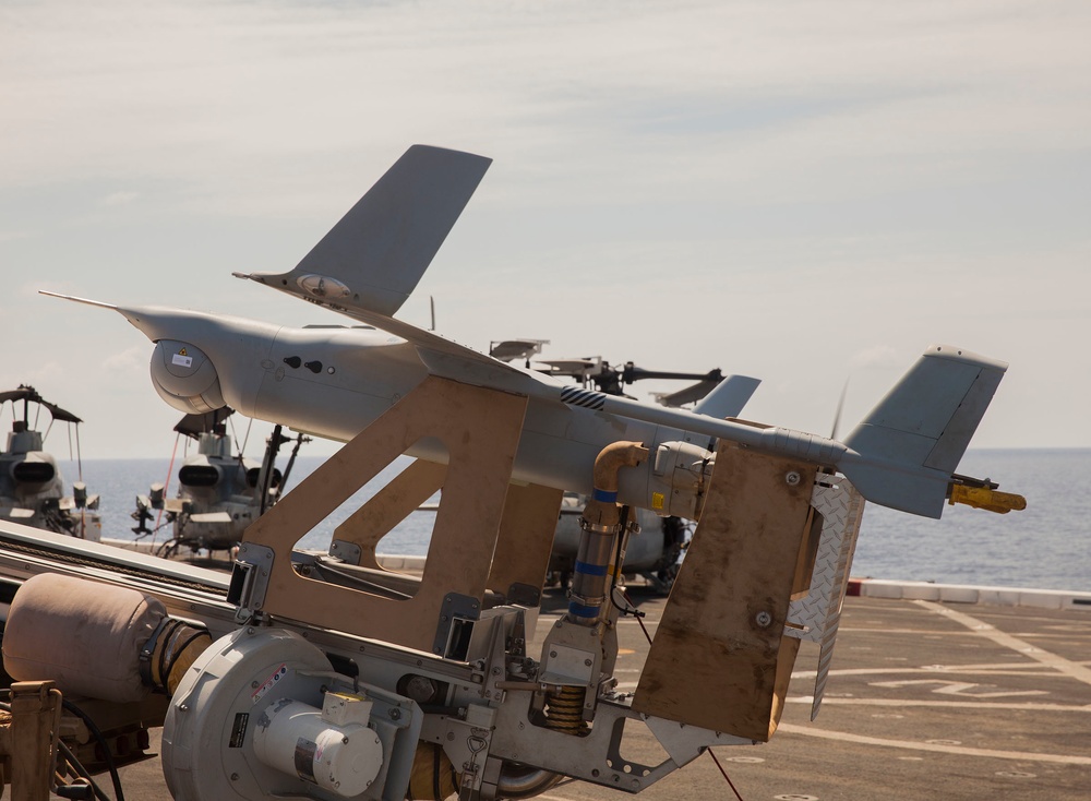 LPD 19 RQ-21 launch