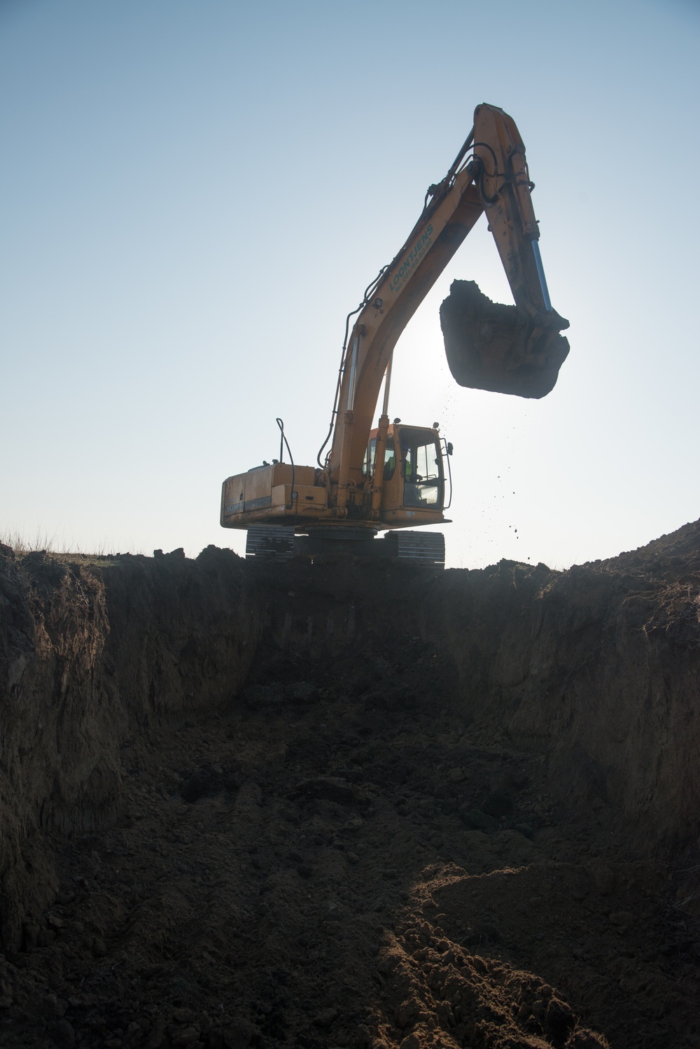 Installation of the Theissen Mover Armor Target (MAT) system in Smardan, Romania