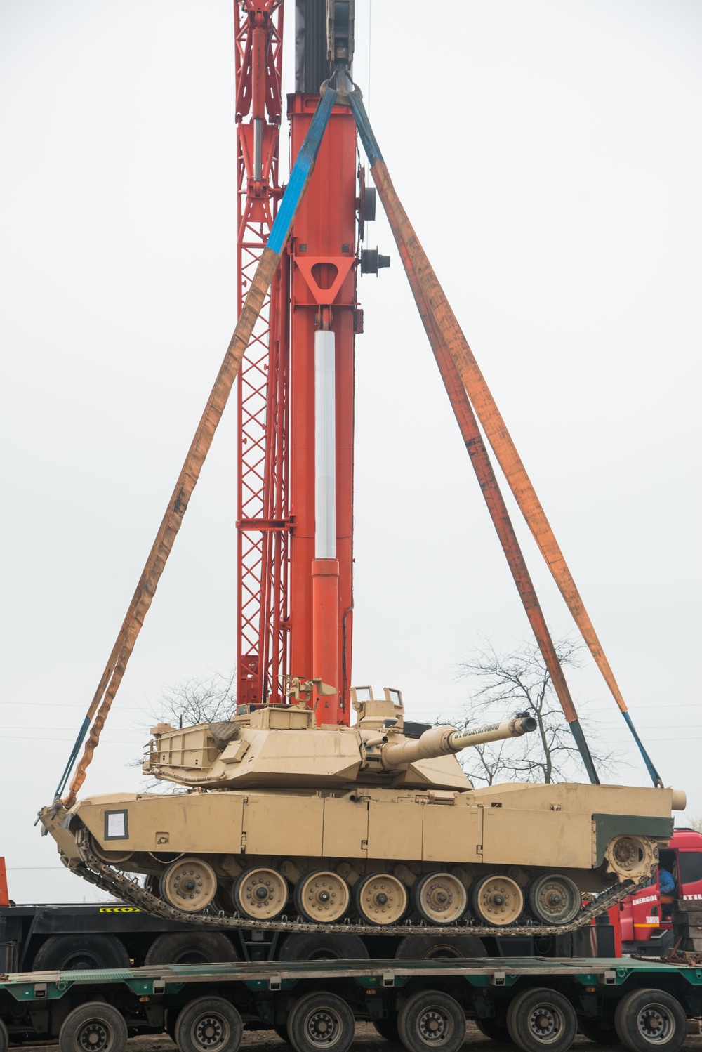 Installation of the Theissen Mover Armor Target (MAT) system in Smardan, Romania