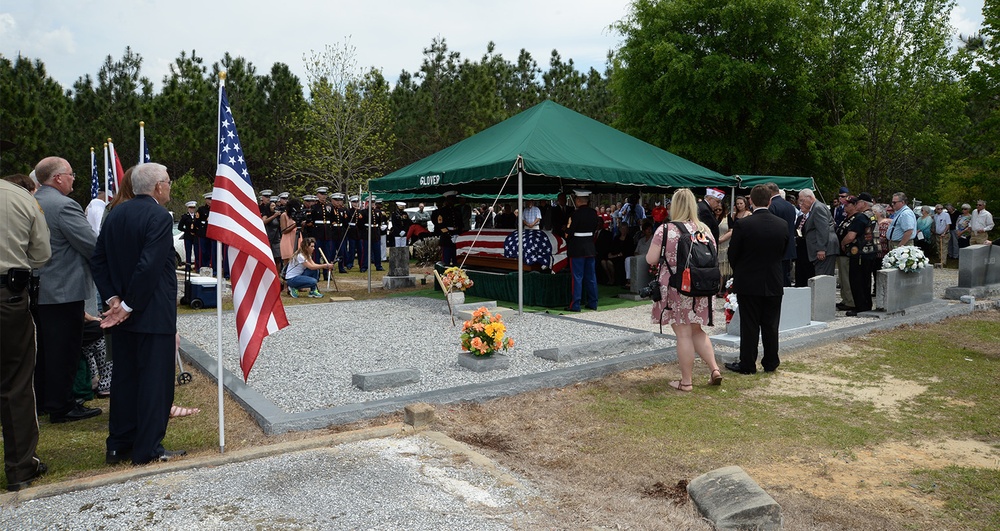 Laid to Rest: Marine Pfc. James O. Whitehurst returns home from Tarawa