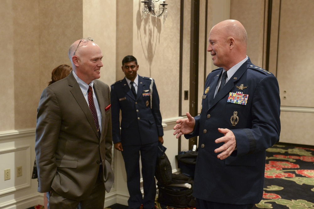Gen. John "Jay" Raymond meets Tory Bruno