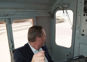 Assistant Deputy Commandant for I&amp;L tours MCLB Barstow