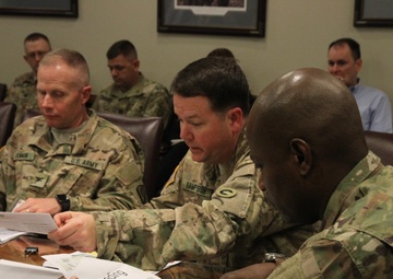 1st TSC and 451st ESC Share Information during Conference