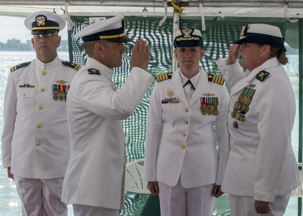 1. Coast Guard Station Sand Key holds change of command in Clearwater, Fla.