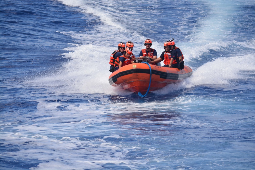 Coast Guard Cutter Galvelston Island returns home from patrol off Main Hawaiian Islands