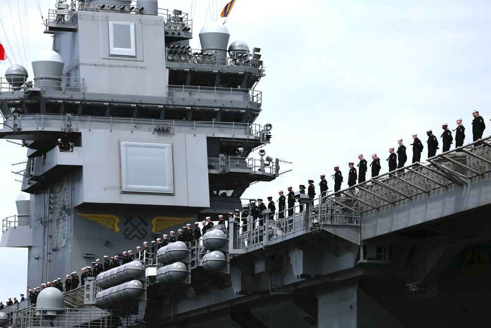 PCU Gerald R. Ford (CVN 78) Returns From Builder's Sea Trials