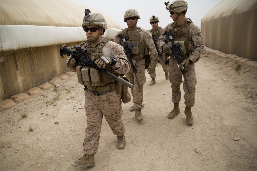 24th MEU Marines train and sustain on Camp Buehring