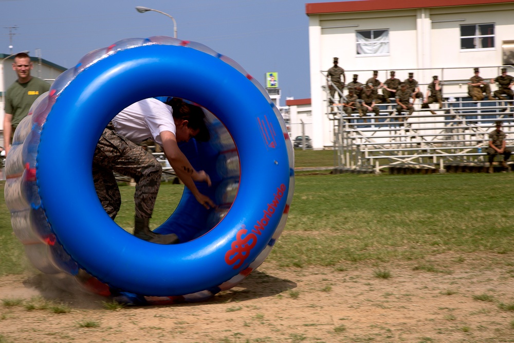 Marines, sailors, airmen, soldiers compete to raise awareness during Sexual Assault Awareness, Prevention month