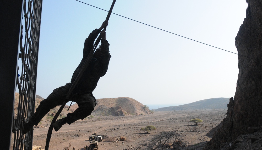 French Desert Commando Mountain Obstacle