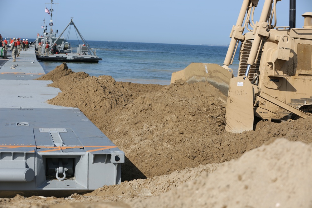 Trident Pier makes landfall