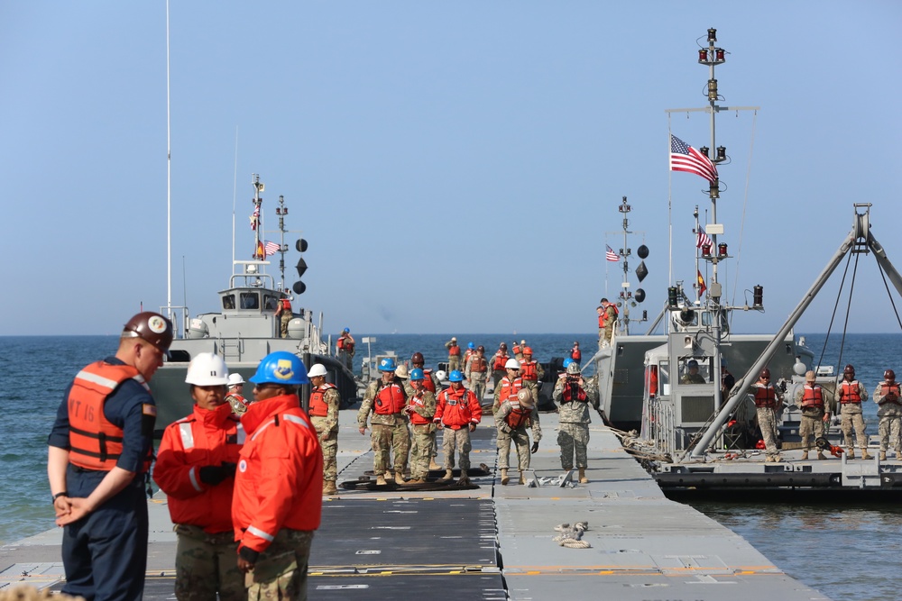 Trident Pier makes landfall