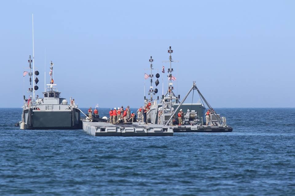 Trident Pier makes landfall