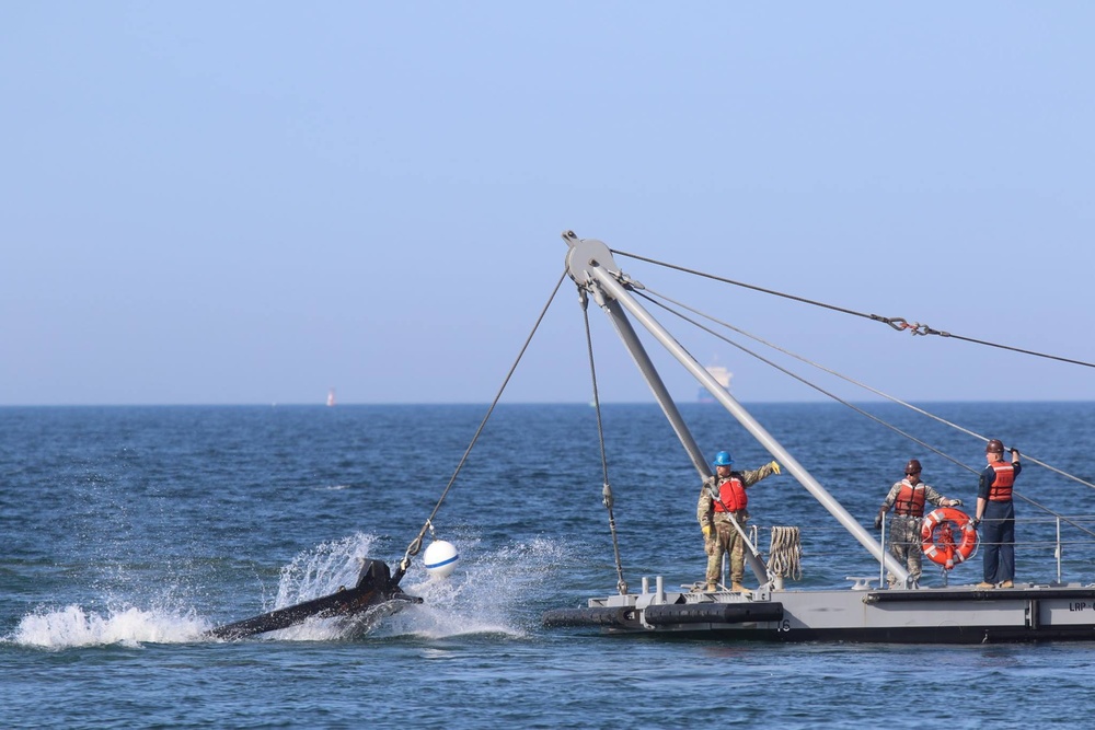 Trident Pier makes landfall