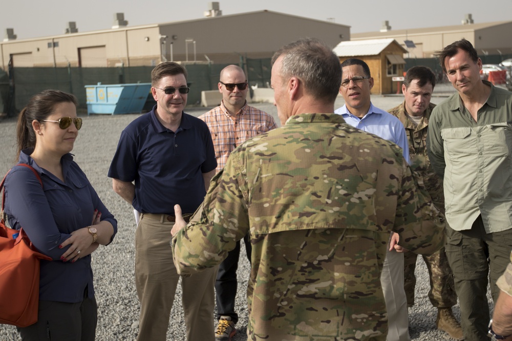 Congressional Delegation Visits Operation Inherent Resolve Troops
