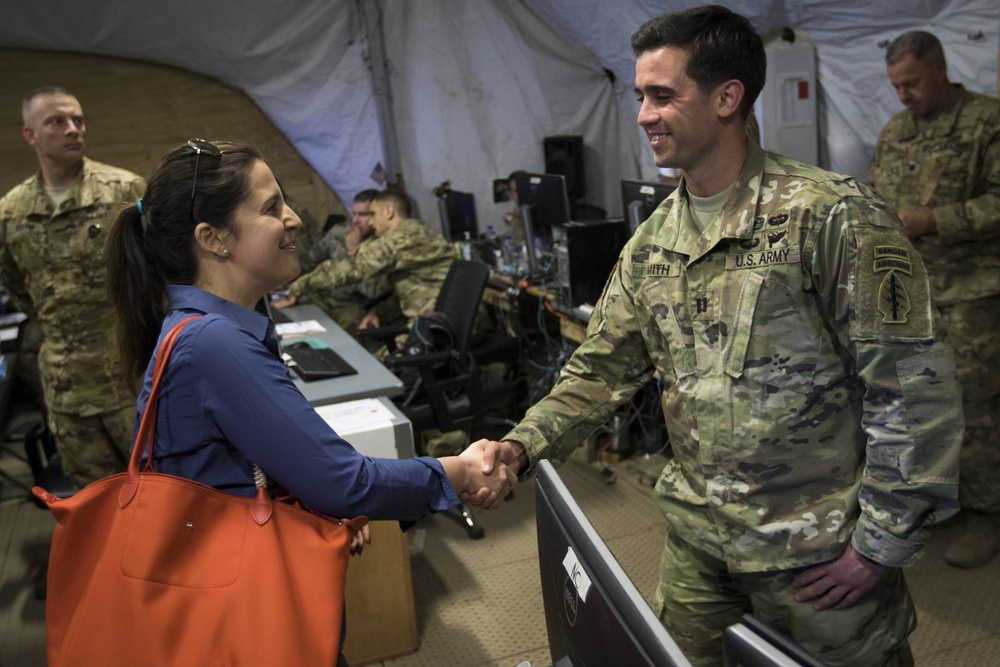 Congressional Delegation Visits Operation Inherent Resolve Troops