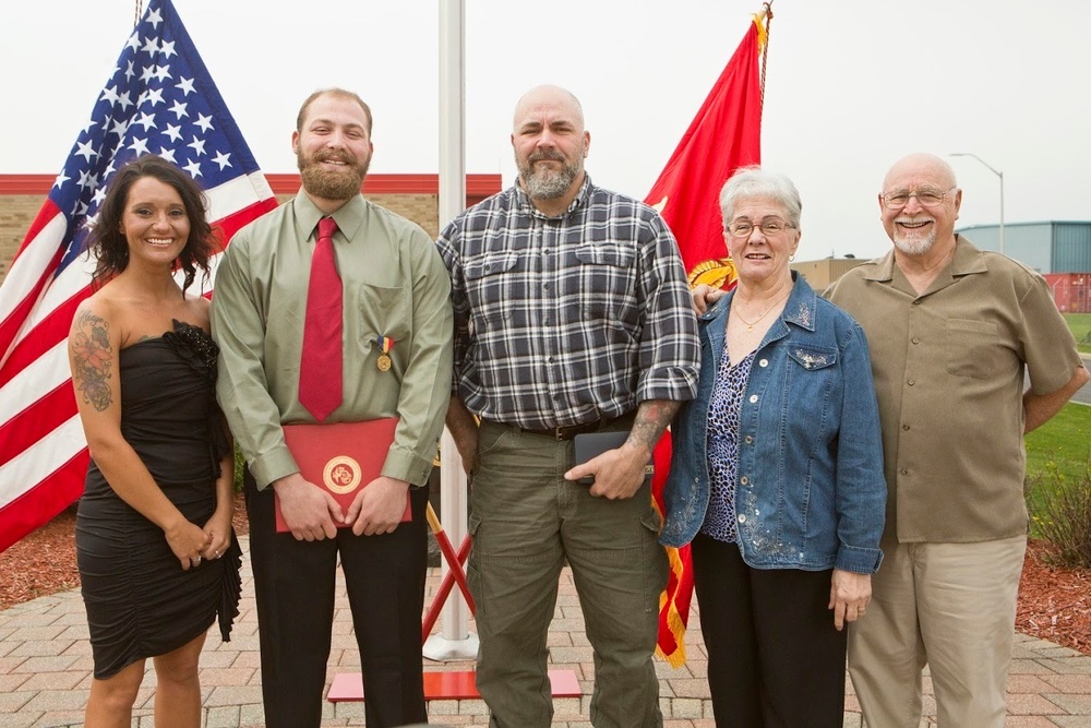 U.S. Marine receives the highest non-combat award