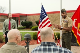 U.S. Marine receives the highest non-combat award