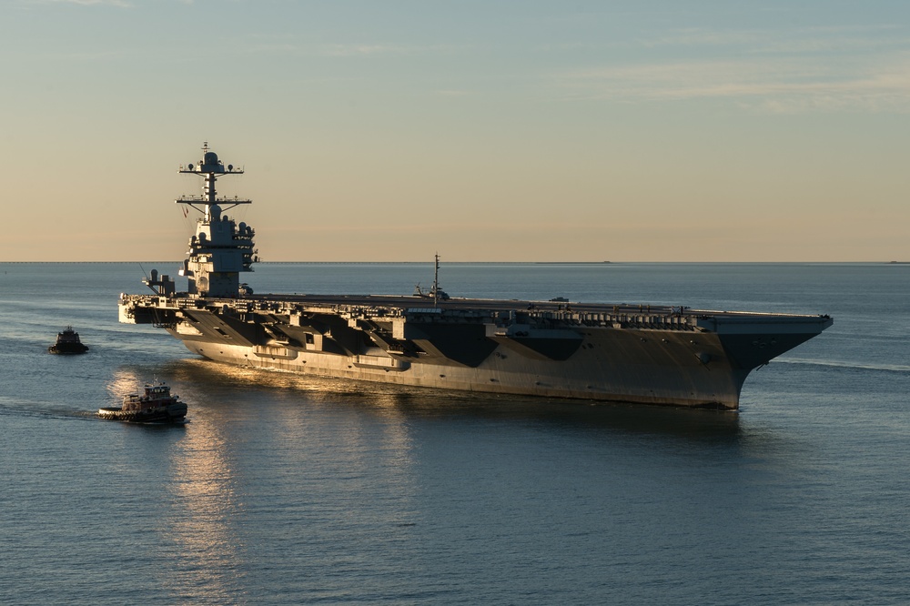 Gerald R Ford Sea Trials