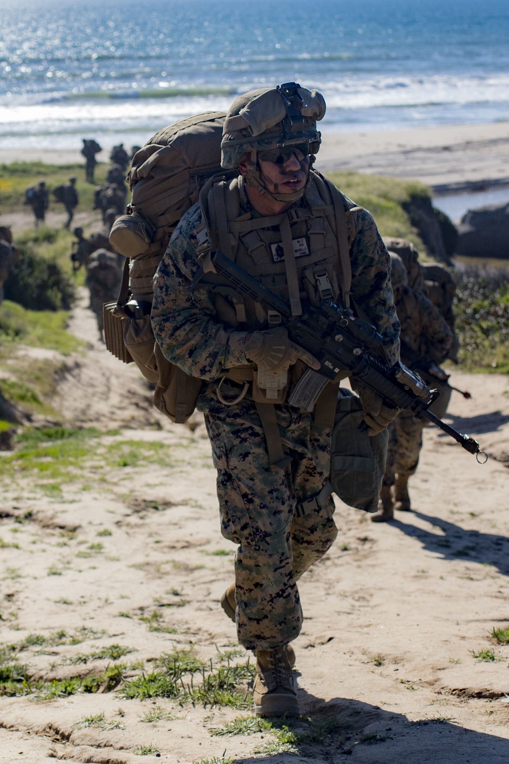 3rd Battalion, 5th Marines Patrol on Red Beach