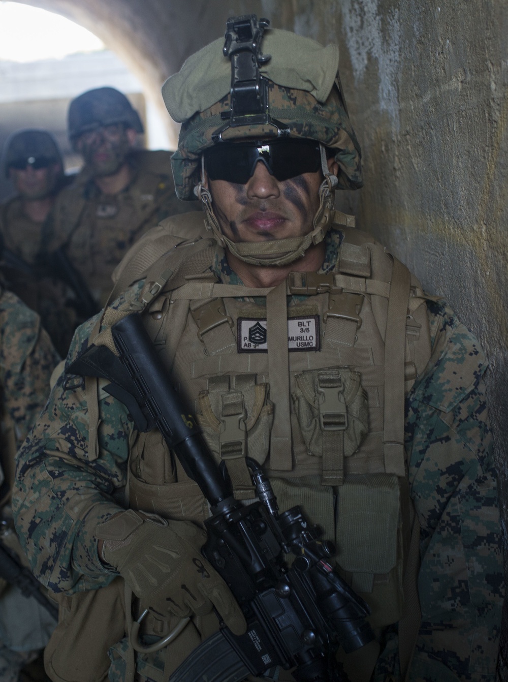 3rd Battalion, 5th Marines Patrol on Red Beach