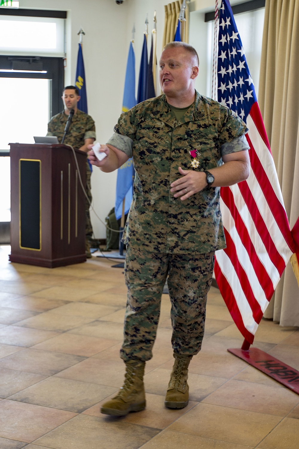 Master Gunnery Sgt.Napp Retirement Ceremony