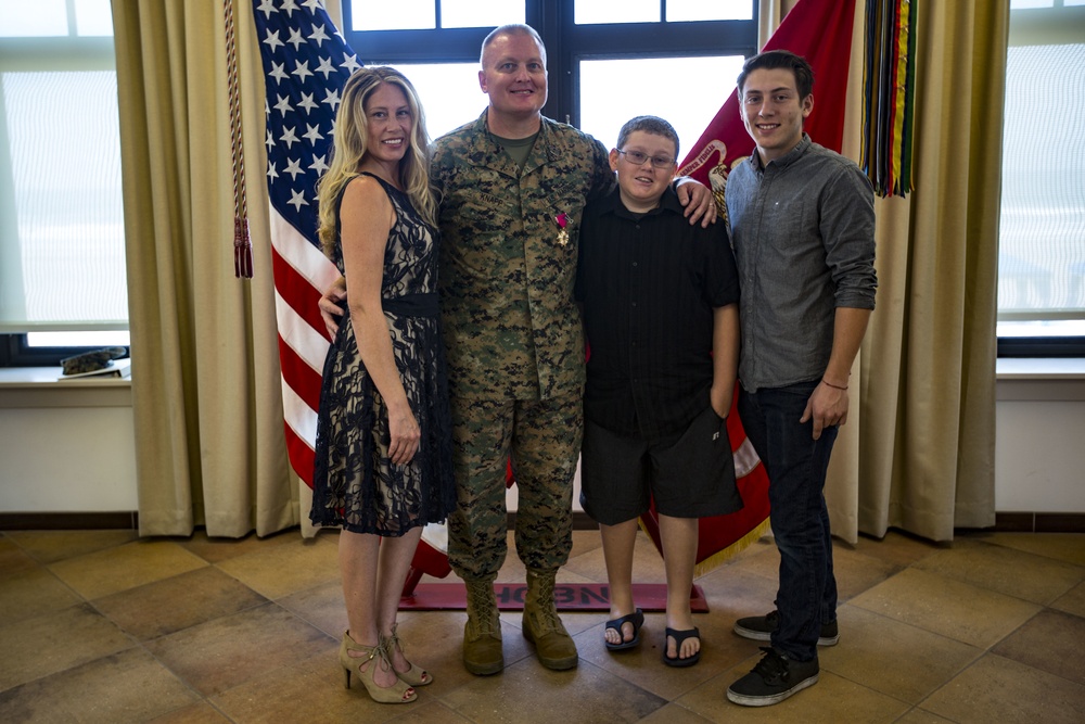 Master Gunnery Sgt. Knapp Retirement Ceremony