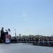 Vice President Michael R. Pence Addresses Service Members on the Flight Deck of USS Ronald Reagan (CVN 76)