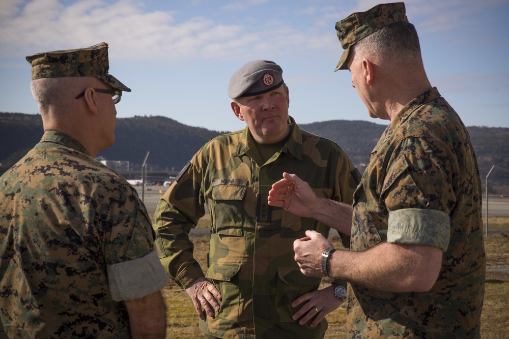 Paul Ryan visits caves in Norway, meets Marines with MRF-E