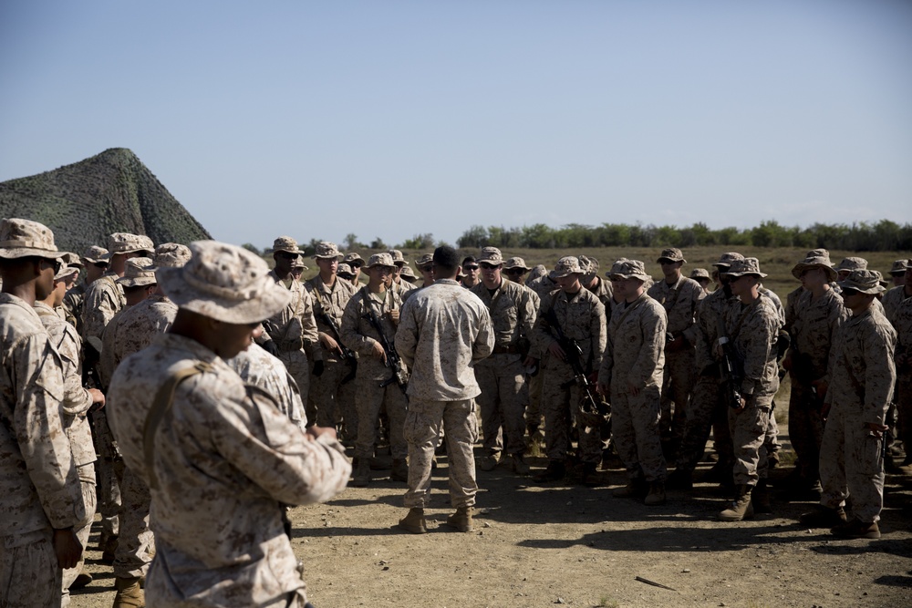 Marines conduct training during CBAF operation