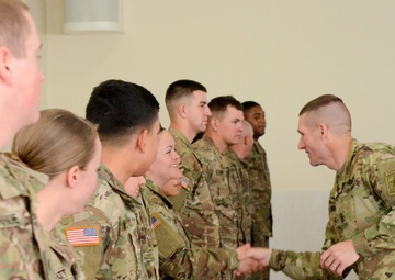 Sergeant Major of the Army visit with 3 ABCT Soldiers in Latvia