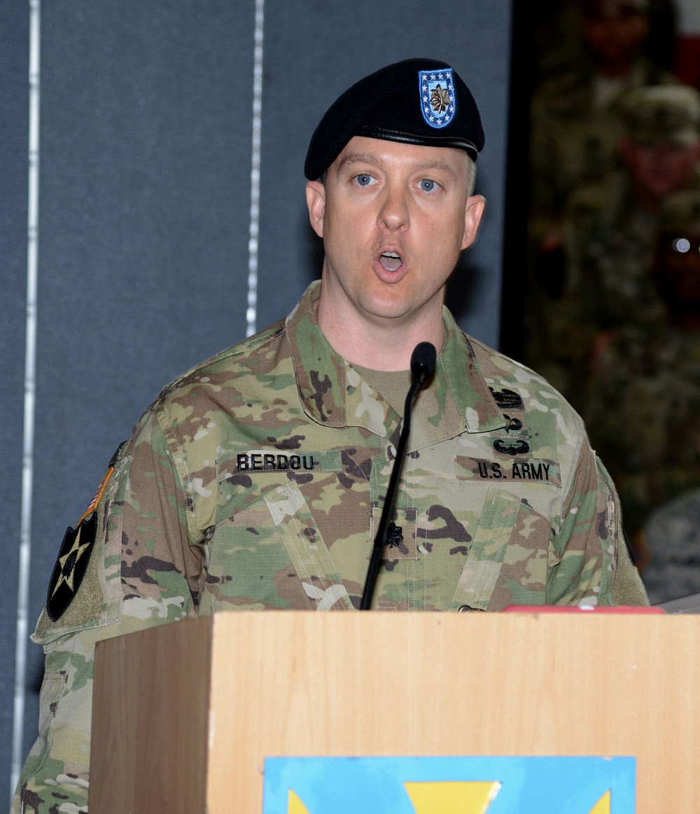 21st Special Troops Battalion Change of Command