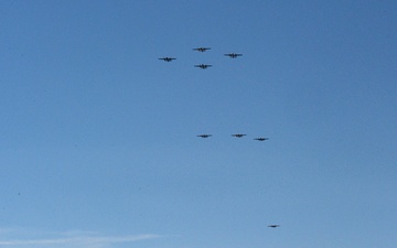 B-25s return to Wright-Patt AFB
