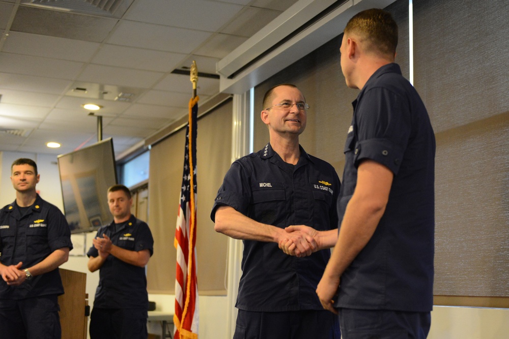 Coast Guard vice commandant visits Base Honolulu