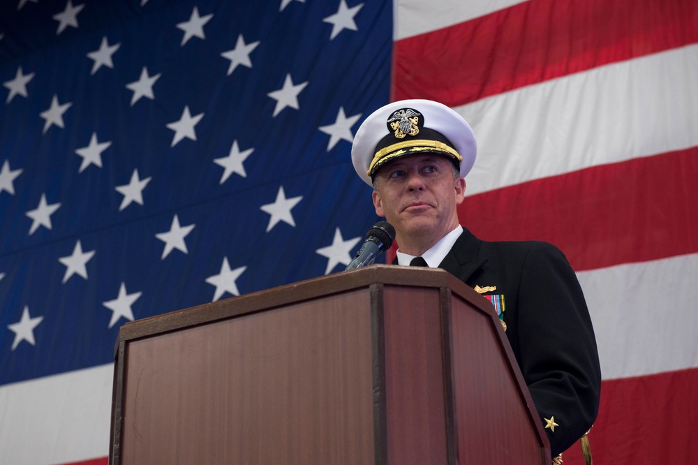 Change of Command aboard USS Bonhomme Richard (LHD 6)