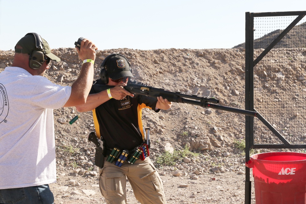 Soldier Competes in Action Shooting Competition