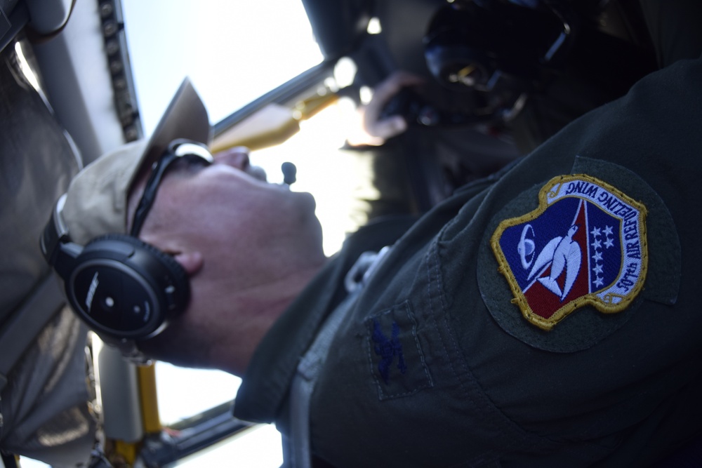 507th Air Refueling Wing conducts Honorary Commander orientation flight