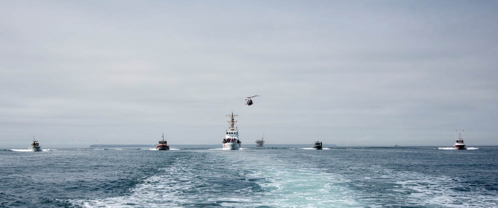Coast Guard conducts multiagency ocean rescue demonstration