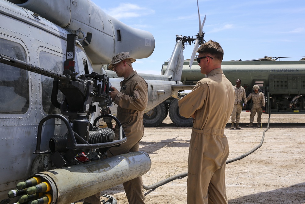 Refueled and reloaded: Marines conduct FARP operations at WTI 2-17