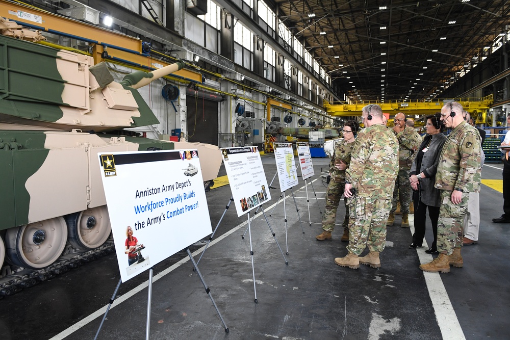 CSA visits Anniston Army Depot