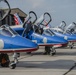The Patrouille de France lands at Scott Air Force Base